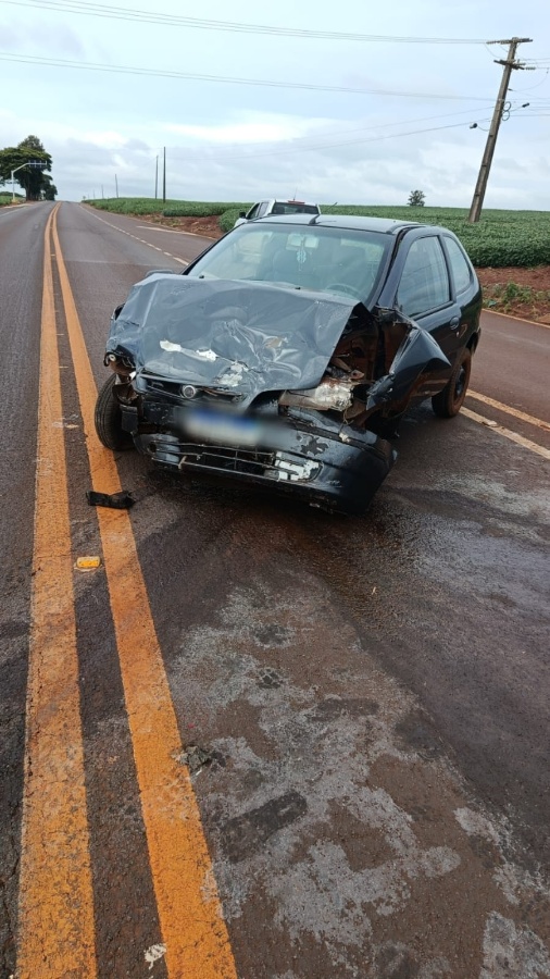 Acidente com dois feridos é registrado na PR-239, em Assis Chateaubriand
