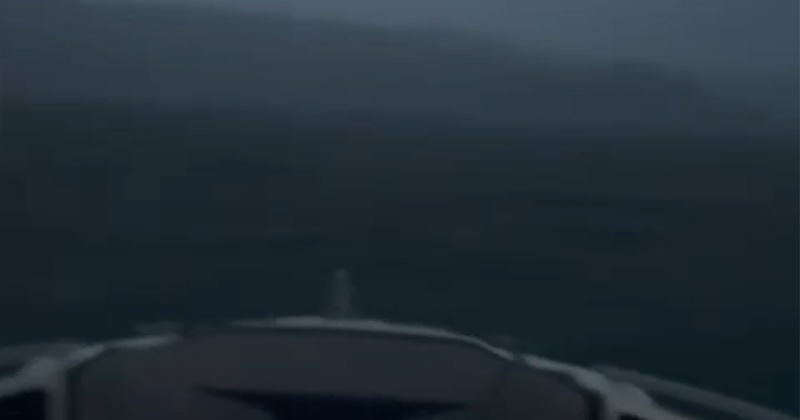 Empresário de Toledo e filhos passam por susto durante temporal no Lago de Boa Vista da Aparecida; veja o vídeo