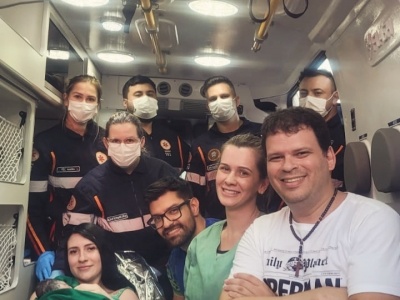 Samu de Toledo e Santa Helena realizam parto prematuro durante atendimento de urgência
