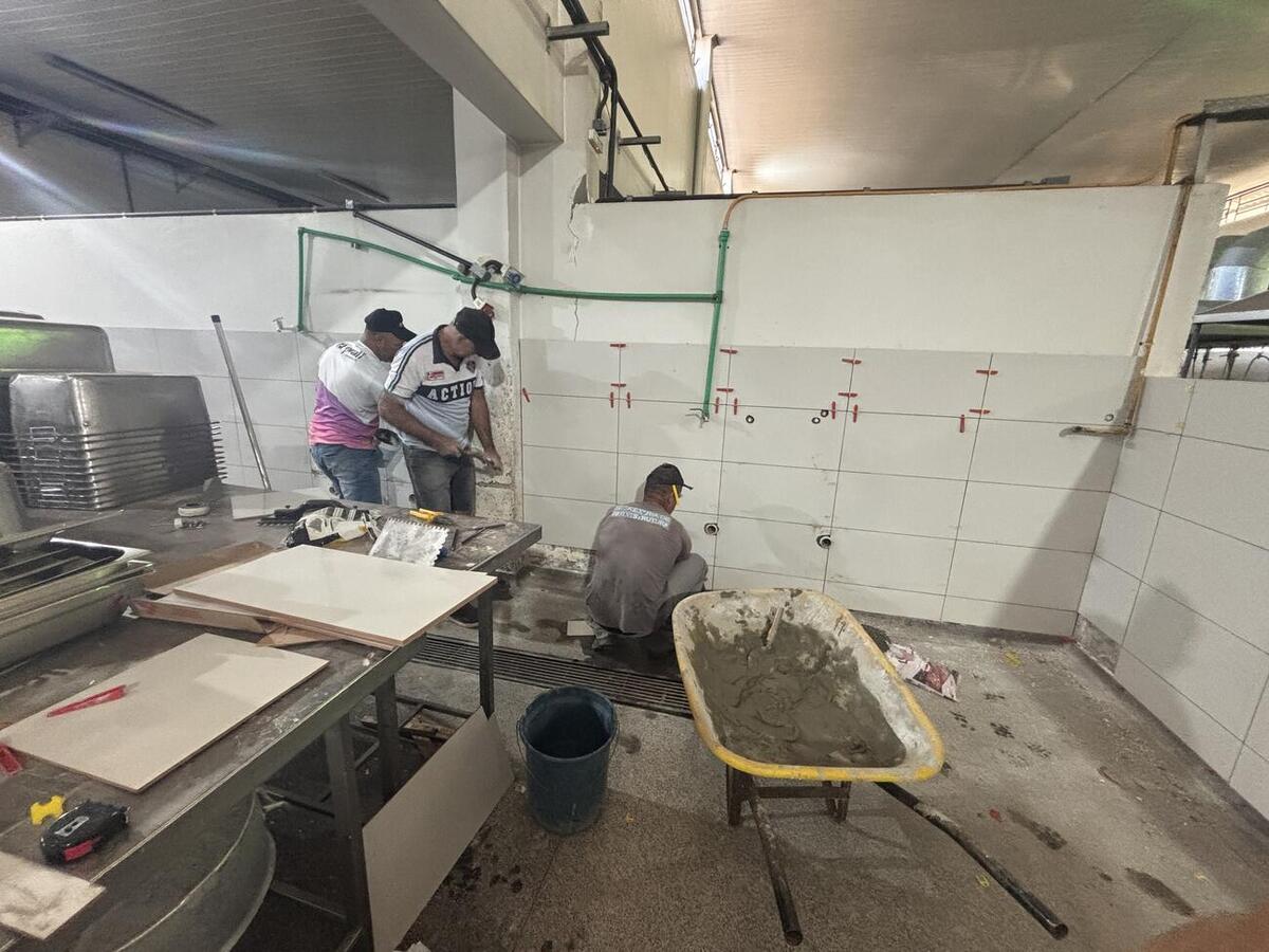 Cozinha Social recebe melhorias e manutenção durante as férias