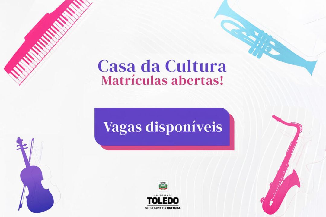 Cronograma de matrículas para cursos da Casa da Cultura está definido