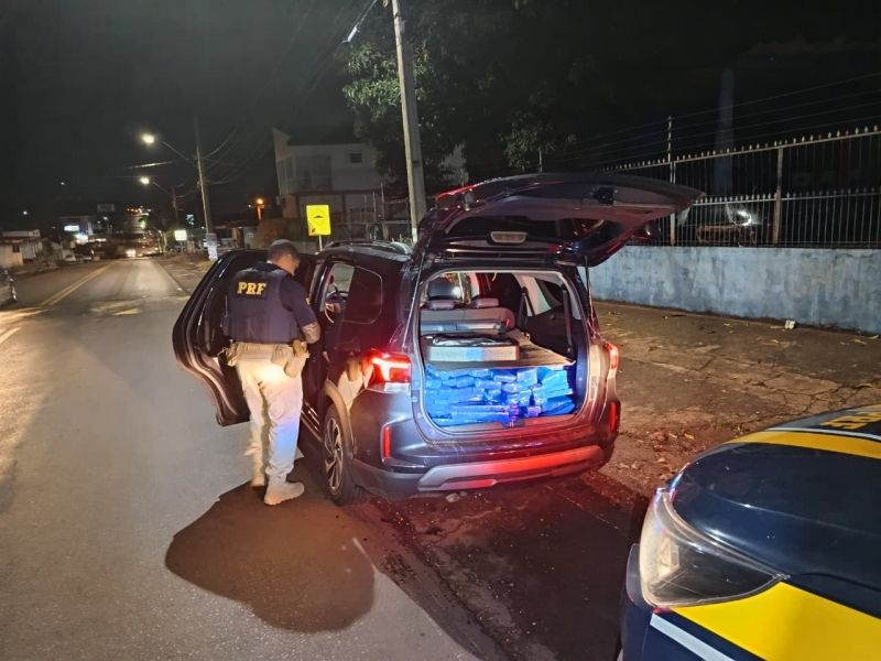 Motorista é preso em Guaíra com mais de 280 kg de maconha