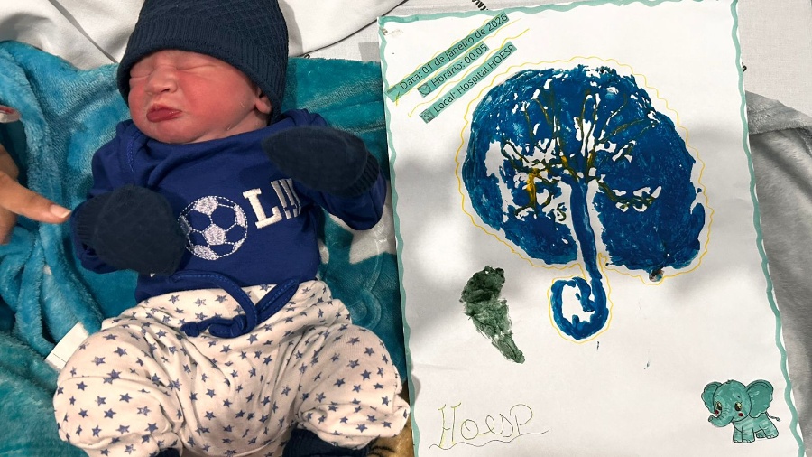 Hoesp - Hospital Bom Jesus registra o primeiro nascimento de 2026 em Toledo