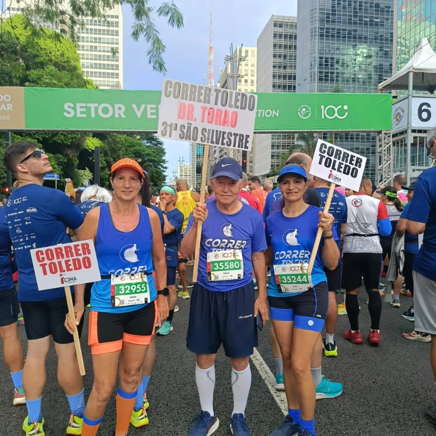 Associação Correr Toledo representa a cidade na 100ª edição da Corrida Internacional de São Silvestre