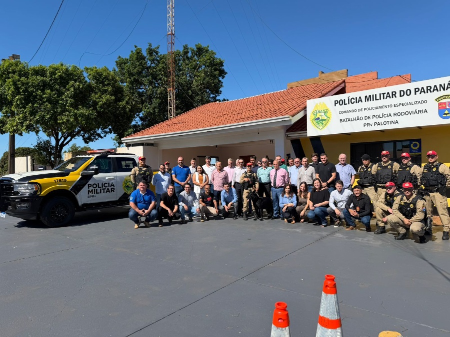 Posto da Polícia Rodoviária Estadual de Palotina é revitalizado e ganha novo canil