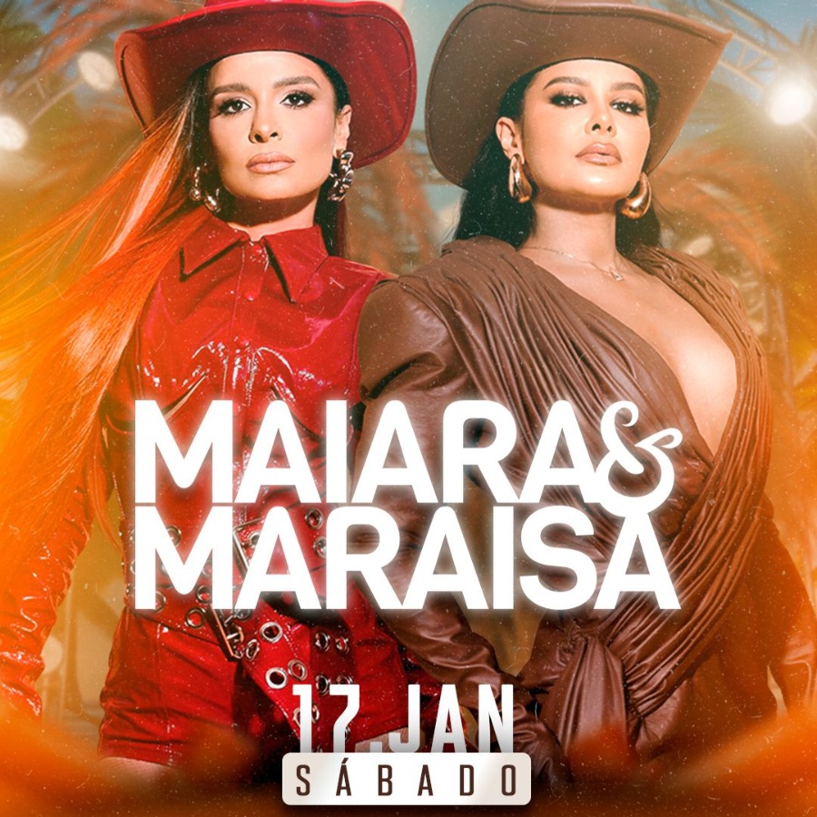 Maiara & Maraisa retornam a Toledo neste sábado, 17 de janeiro, com show no Pier Santa Maria; garanta o seu ingresso aqui