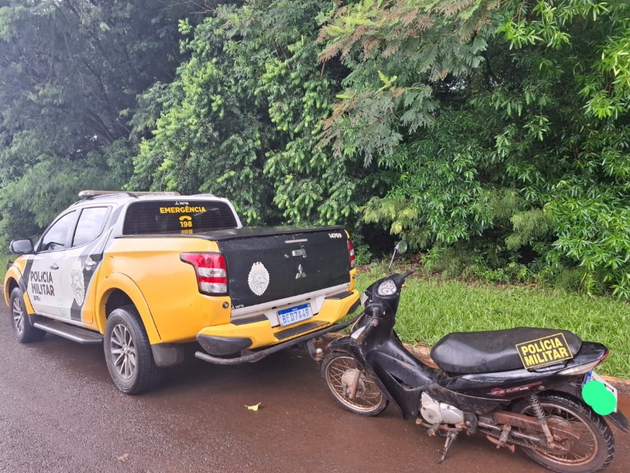 Honda Biz furtada em Toledo é recuperada em Santa Helena