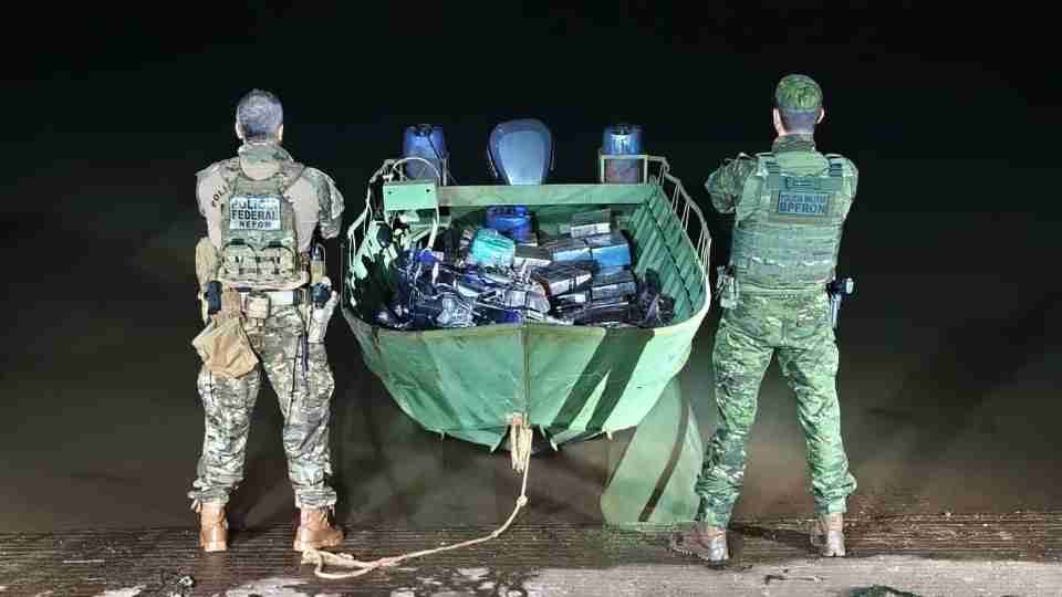 Mais de 1,4 tonelada de maconha é apreendida em Santa Helena