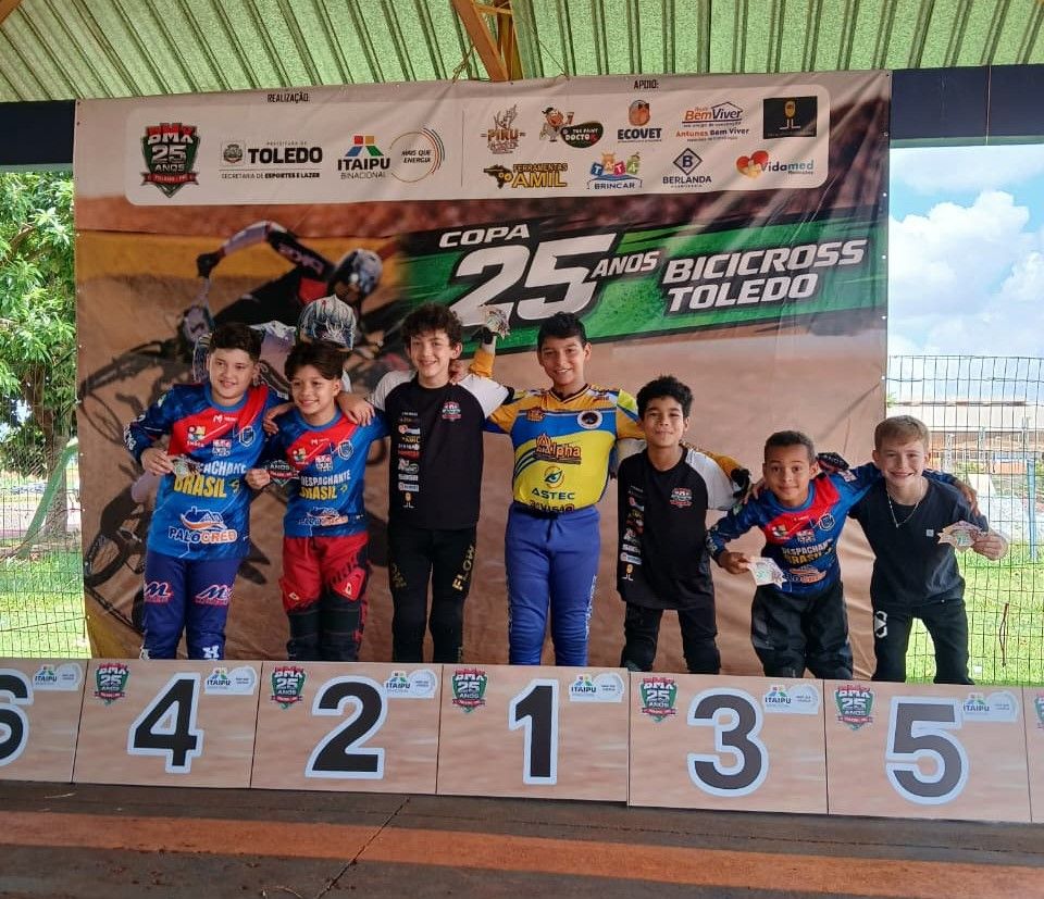 ABAST BMX Clube se destaca na Copa Toledo de BMX com excelentes resultados