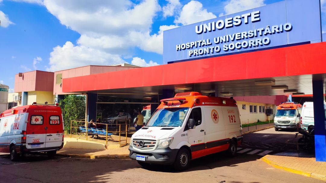 Trabalhador é atingido por tora em madeireira e passa por cirugia no HU em Cascavel