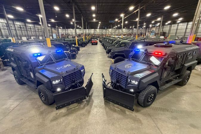 Estado compra sete blindados para operações de segurança de alta complexidade