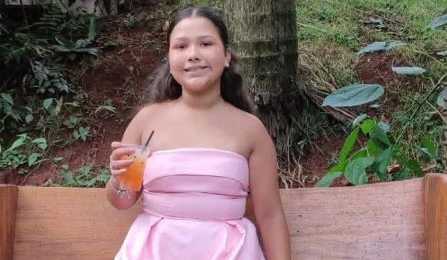 Sofia Furtado Araújo, de 12 anos, moradora de Toledo, morre dias após grave acidente na BR-277