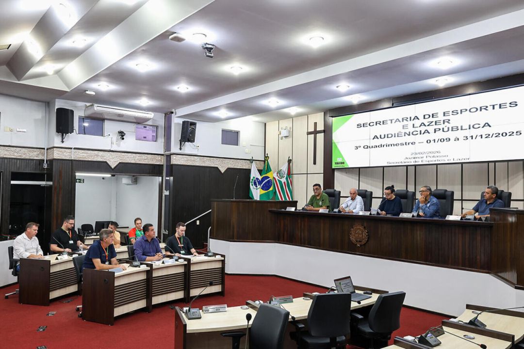 Ações da Secretaria de Esportes e Lazer no 3º quadrimestre de 2025 são apresentadas ao Legislativo