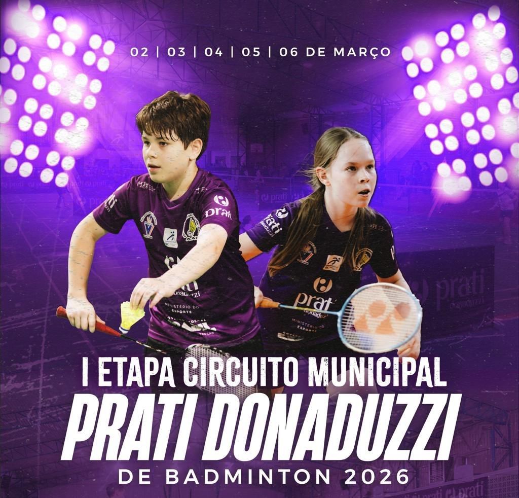 I Etapa do Circuito Municipal Prati-Donaduzzi marca início da temporada do badminton em Toledo