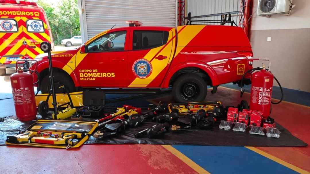 Corpo de Bombeiros em Toledo recebe novos equipamentos
