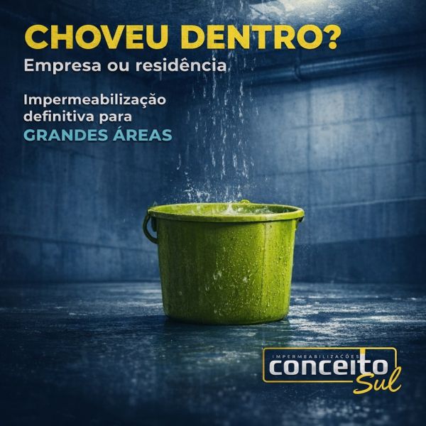 Infiltração ou goteiras no seu telhado? Conheça a manta asfáltica da Conceito Sul de Toledo