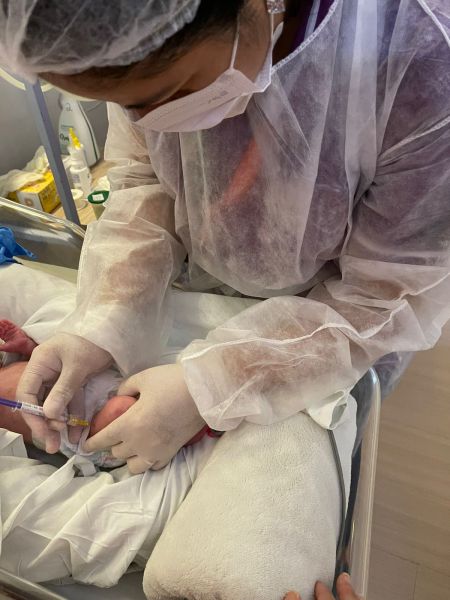 Bebês prematuros internados na Hoesp - Hospital Bom Jesus começam a receber imunizante contra o vírus sincicial respiratório