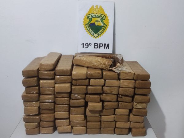 ROTAM prende casal com mais de 57 quilos de maconha após perseguição em Toledo