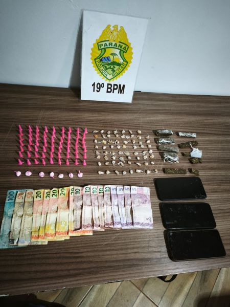Rotam apreende crack, cocaína e maconha na Vila Paulista