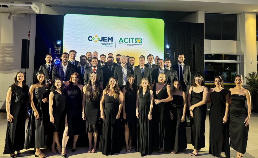 Em evento festivo, Pedro Giordani assume a presidência do COJEM da ACIT para a Gestão 2026