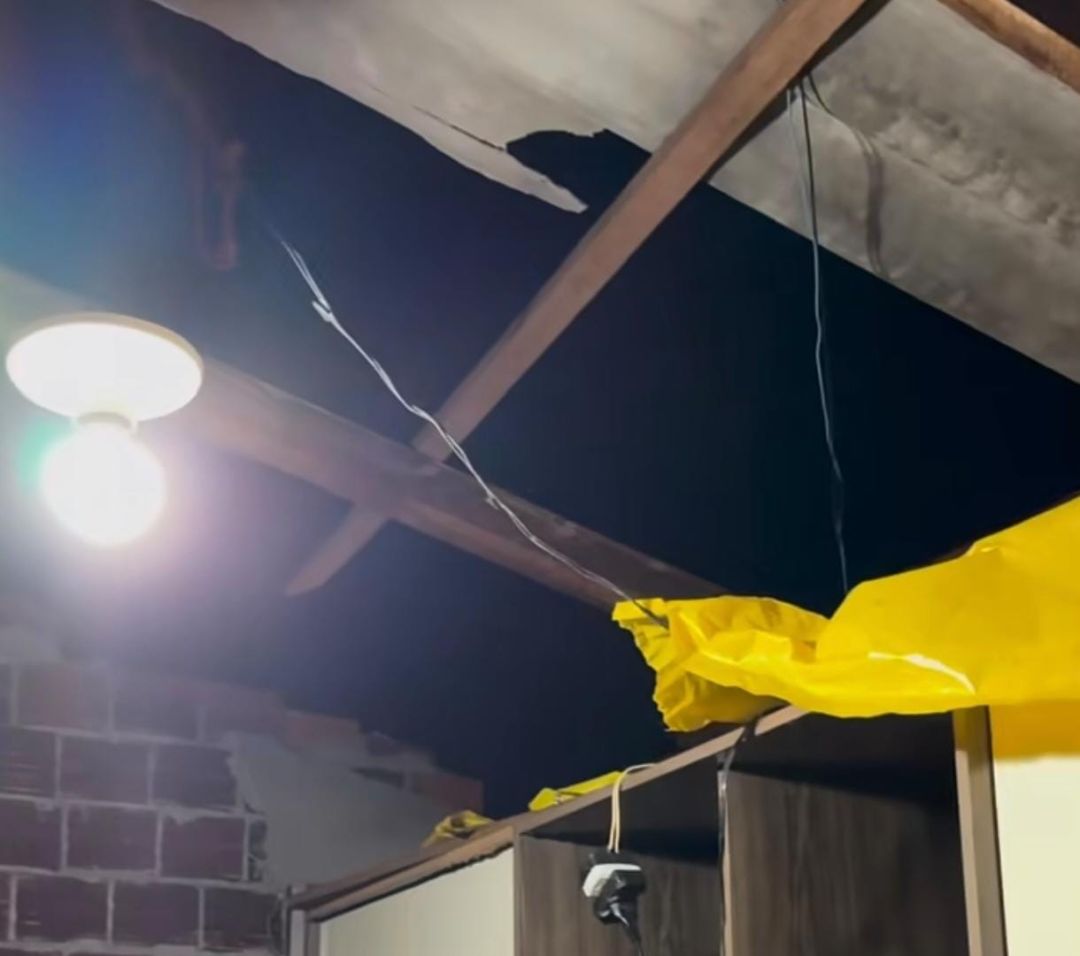 Após temporal destelhar casa e destruir móveis, moradora de Toledo pede ajuda da comunidade para reconstruir o lar