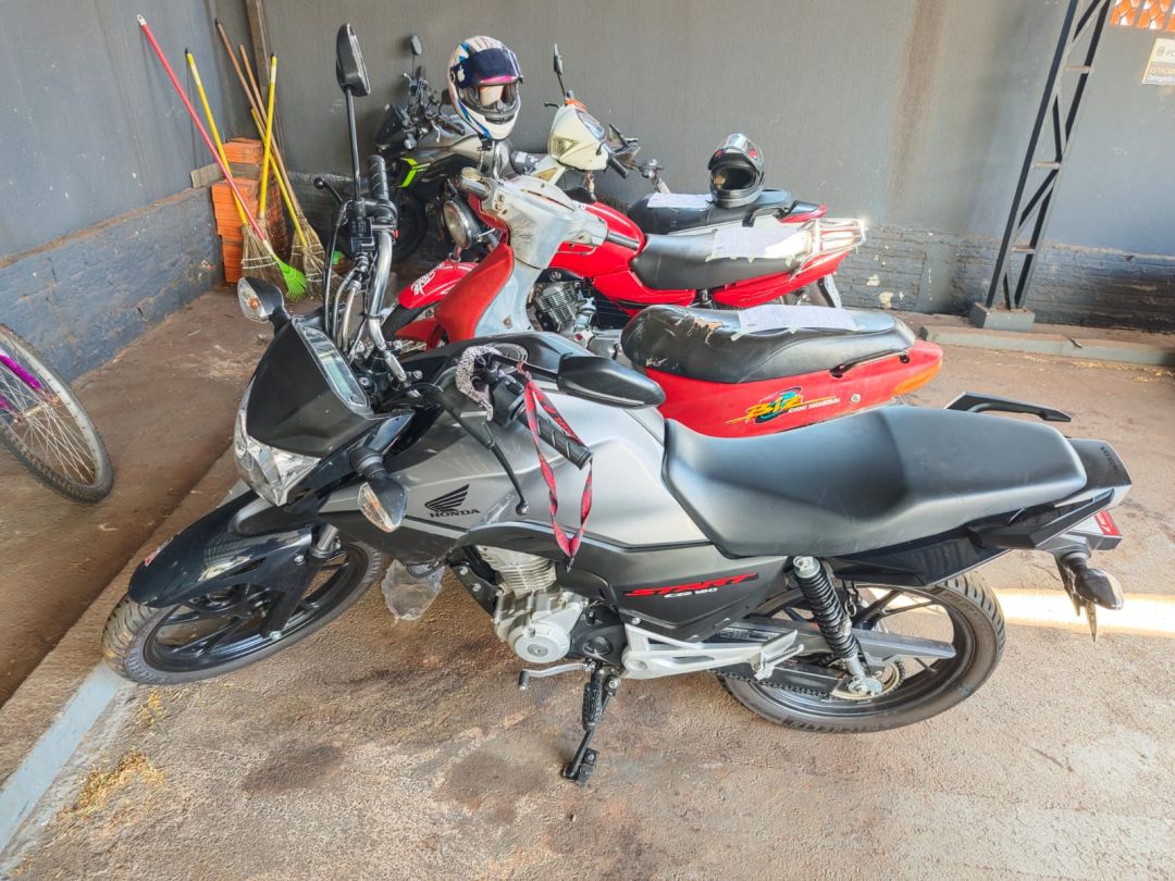 Motocicleta com registro de furto é encontrada abandonada próximo ao Rio Toledo