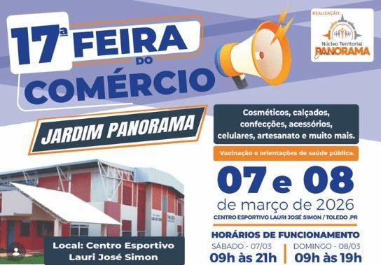 Com mais de 20 empresas, Feira do Comércio do Jardim Panorama movimenta Toledo neste fim de semana