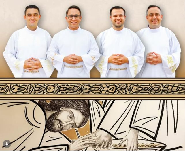 Catedral Cristo Rei recebe ordenação de quatro novos diáconos neste sábado (7)