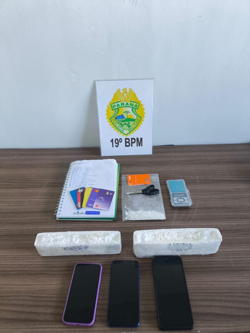 Denúncias levam à apreensão de 1 kg de cocaína no Jardim Paulista; casal de traficantes usava tornozeleira eletrônica