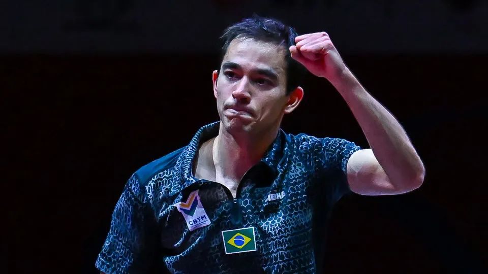 Calderano bate croata e vai às quartas de WTT WTT Champions, na China