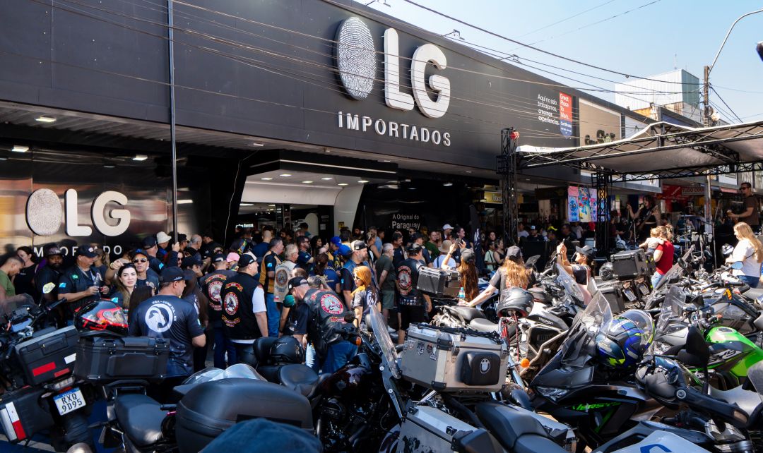 Grupo Bodes do Asfalto movimenta Saltos del Guairá com encontro na LG Importados