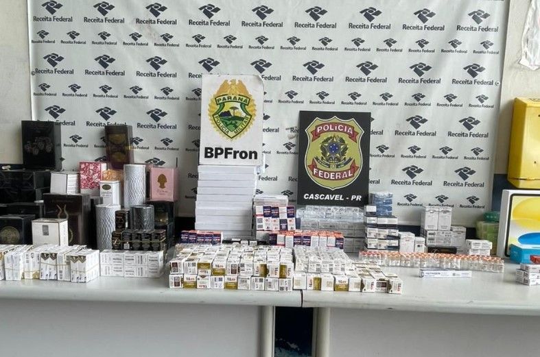 BPFron e PF apreendem R$ 2,1 milhões em medicamentos e anabolizantes