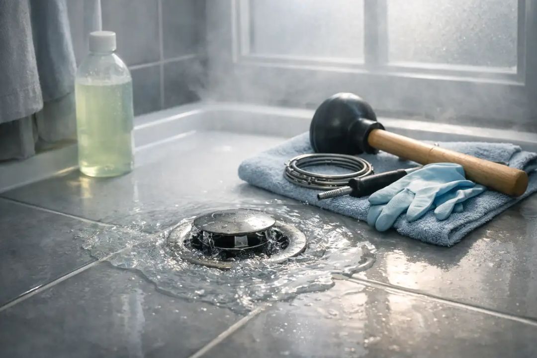 Como desentupir ralo de banheiro cheio de água