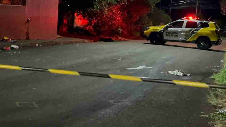 Mulher é morta durante ataque a tiros em bar de Cascavel