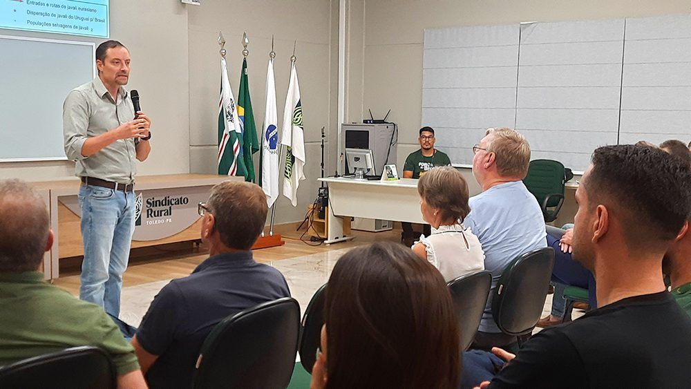 Tema javali entra em debate no Sindicato Rural de Toledo e acende alerta no campo
