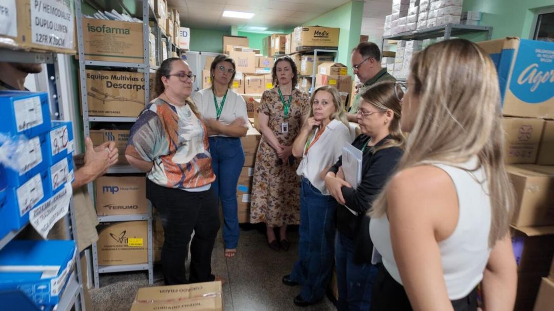Secretaria de Saúde e Regional visitam o HRT para avaliar atendimento