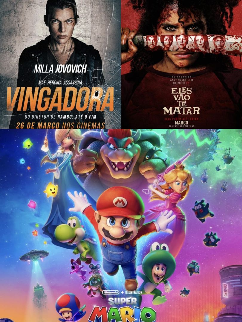 Cine Panambi de Toledo estreia ‘Vingadora’ e ‘Eles Vão Te Matar’ e traz pré-estreia de ‘Super Mario Galaxy: O Filme’