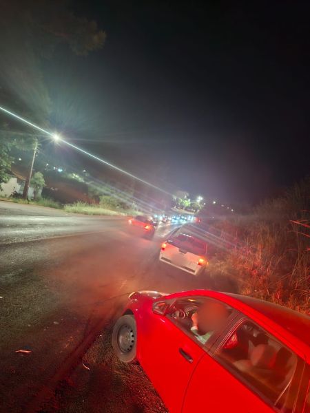 Colisão traseira entre camionete e motocicleta deixa homem ferido na PR-317, em Toledo