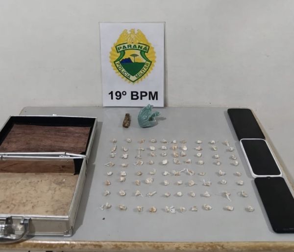 Rotam apreende maconha e crack após denúncia e identifica ponto ligado ao tráfico em Toledo