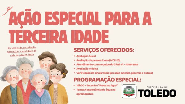 Nesta quinta-feira (26), Vila Nova recebe ação voltada à terceira idade