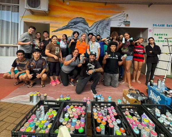 Centro da Juventude do Jardim Europa realiza oficina 'Arte em Grafite' para jovens