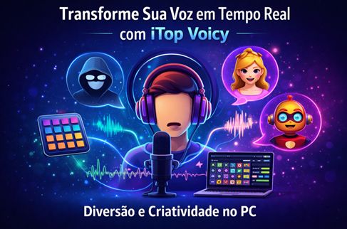 Transforme sua voz em tempo real com iTop Voicy: Diversão e criatividade no seu PC