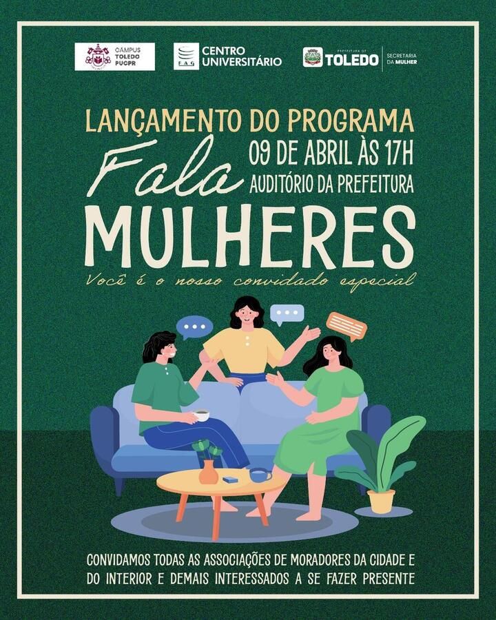 "Fala Mulher" visa fortalecer a escuta, acolhimento e protagonismo feminino
