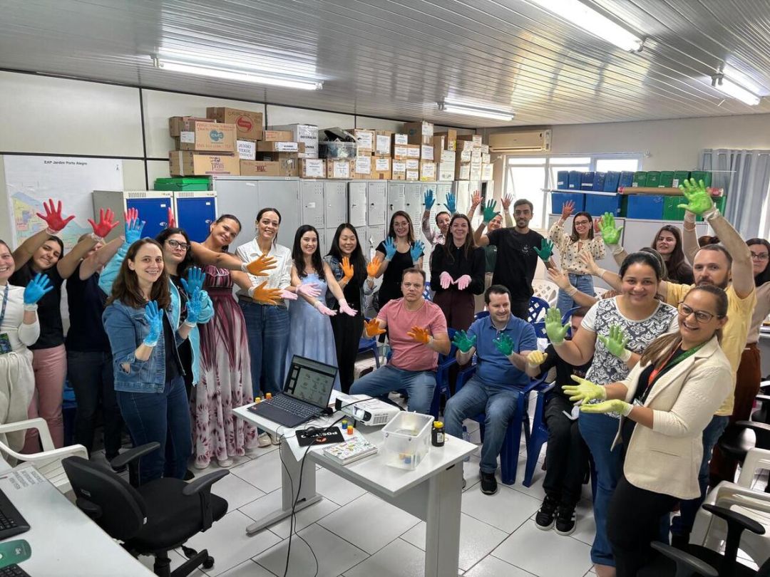 UBS do Jardim Porto Alegre realiza capacitação sobre higienização das mãos