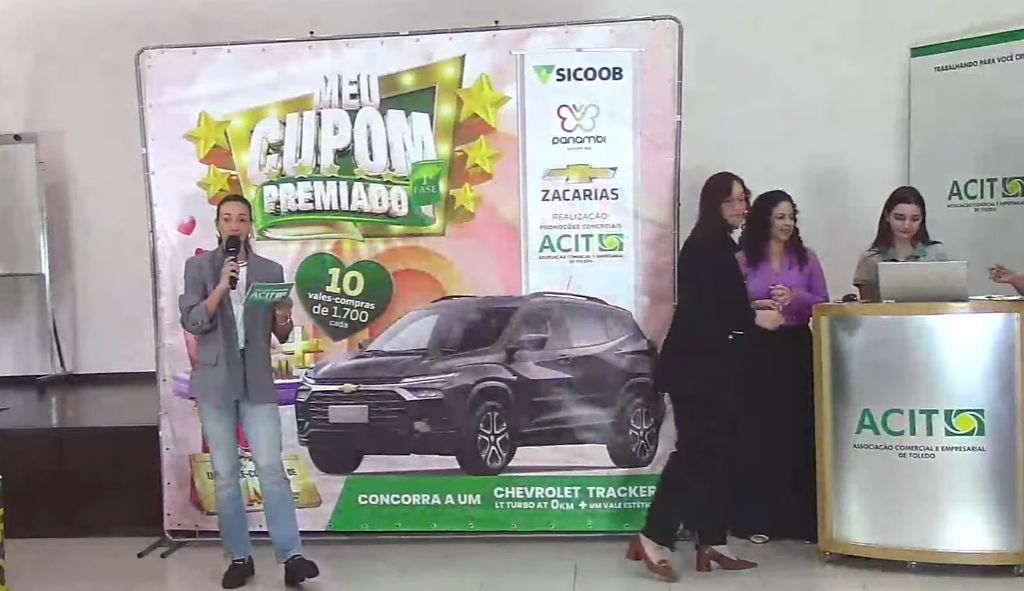 ACIT realiza primeiro sorteio de 2026 da campanha Meu Cupom Premiado; confira os ganhadores