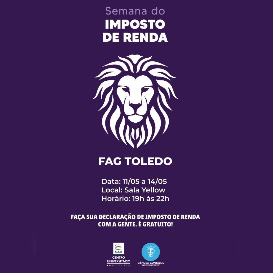 FAG Toledo realizará Semana do Imposto de Renda com atendimentos gratuitos à comunidade