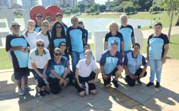 Grupo de caminhada ESF Panorama visita o Parque Ecológico Diva Paim Barth