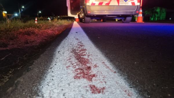 Homem morre atropelado na BR-163 entre Toledo e Cascavel