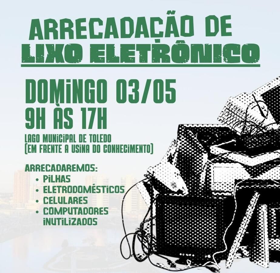 Jovens do Interact realizam campanha do lixo eletrônico