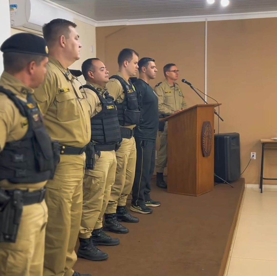 19º BPM realiza cerimônia de promoção e homenageia policiais em Toledo